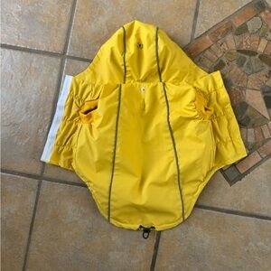 Yellow Hooded Dog Jacket